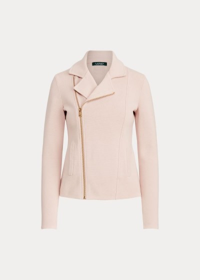 Women's Ralph Lauren Cotton Moto Jackets | 027941LUJ